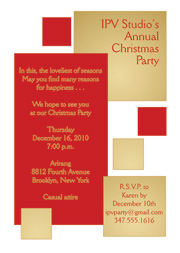 Christmas Party Invitation Templete