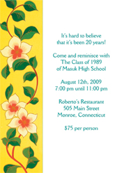 Class Reunion Invitation