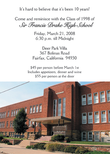 Class Reunion Invitation