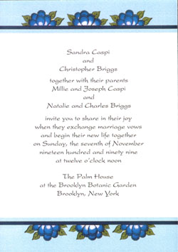 Wedding Invitation