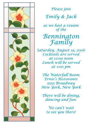 class reunion invitation wording