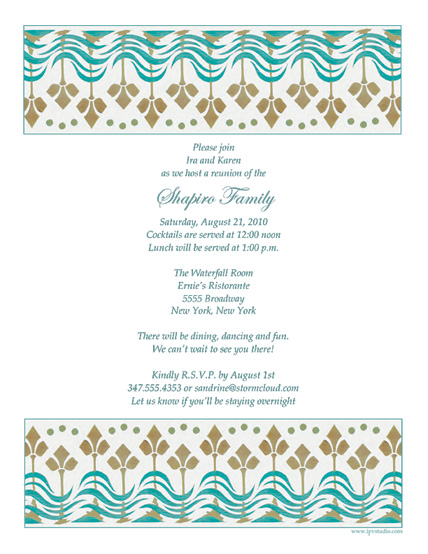 Family Reunion Invitation