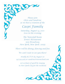 family Reunion Invitation Letter