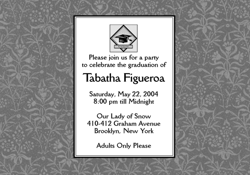 Graduation Party Invitation