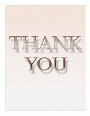 Graduation Thank You Card