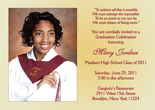 photo graduation party invitations