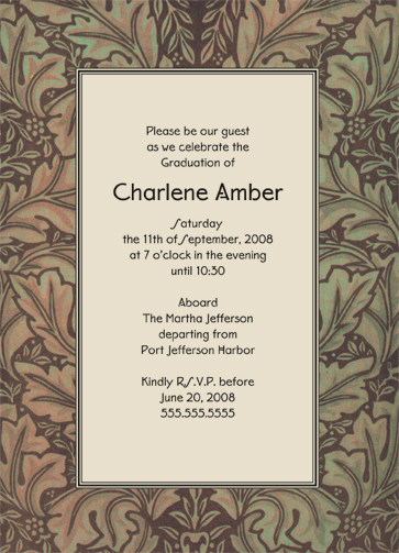 Graduation Party Invitation