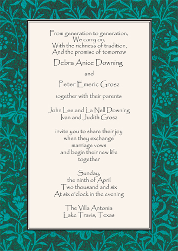 Wedding Invitation