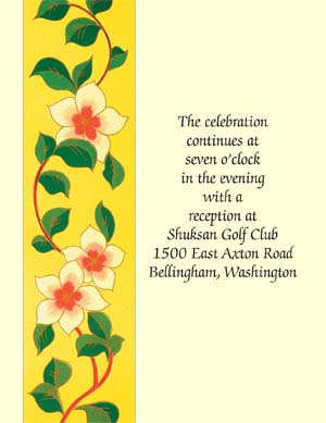 Reception Card