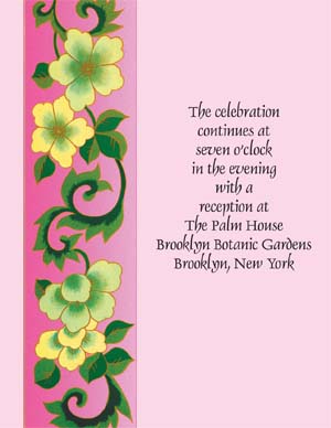 Reception Card