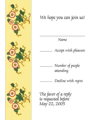 Response Card