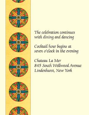 Reception Card