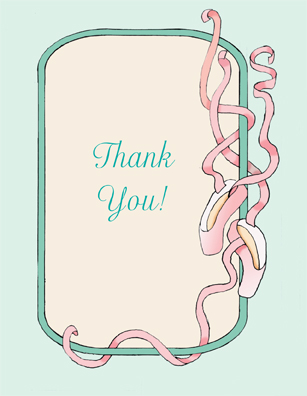 thank you notes. A page about free thank you