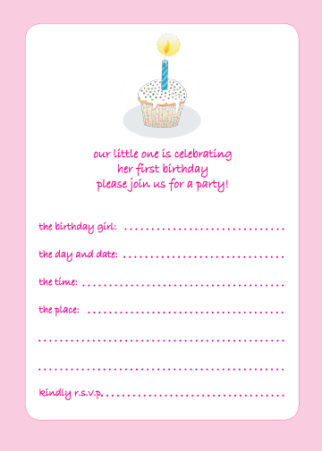 childrens birthday invitations