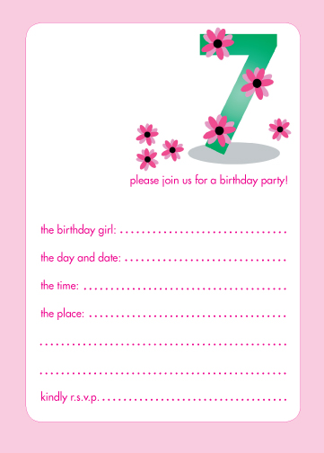 Children's Invitation