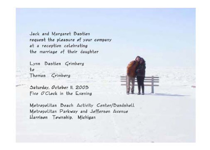 Custom Wedding Invitation