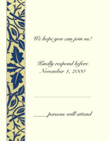 Response Card