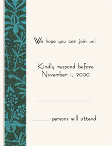 Response Card