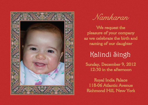 Namkaran Invitation, NBN-01
