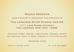 New Business Announcement