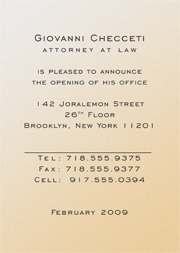 New Business Announcement