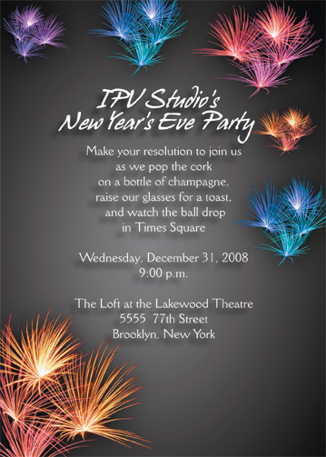 New Year's Eve Party Invitation