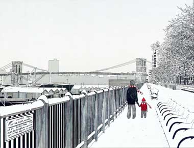 Winter on the Esplanade