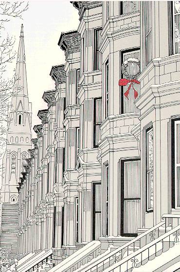 Brownstone Winter VII