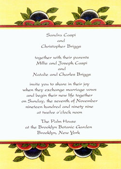 Wedding Invitations - Ornamental