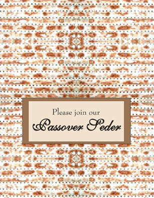 Passover Seder Invitation