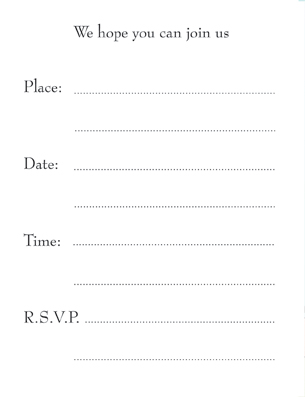 Invitation