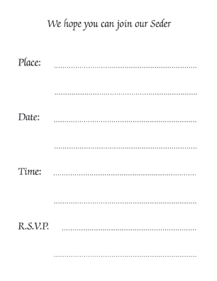 Invitation