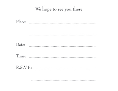 Invitation