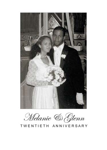 Twentieth Wedding Anniversary Party Invitation