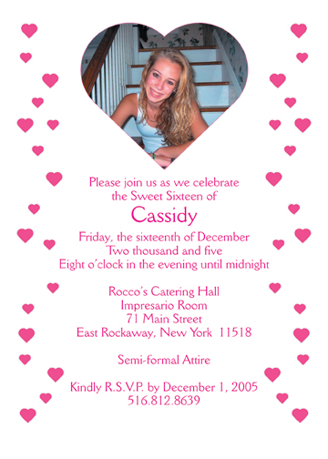 Pink Theme Invitation