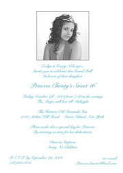 Sweet 15 Invitation