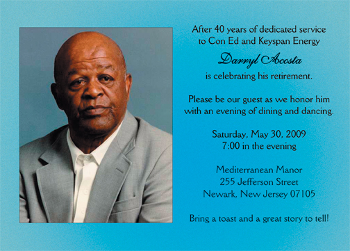 retirement party programs samples