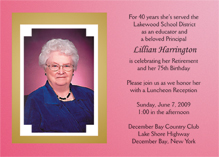 Retirement Party Invitation