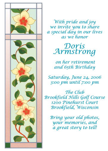 Retirement Party Invitation