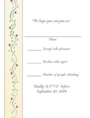 Response Card