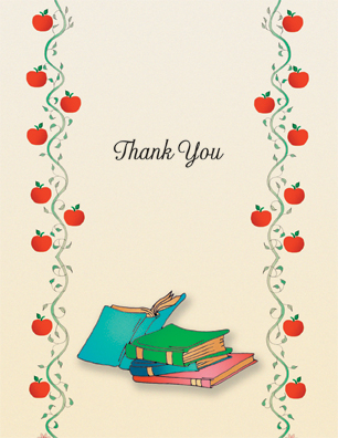 thank you cards for teachers. Thank You Card