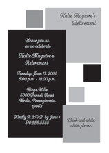 Retirement Party Invitation Retirement Party Invitation