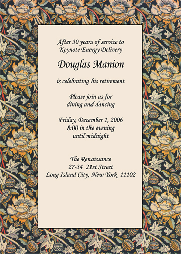 Retirement Party Invitation