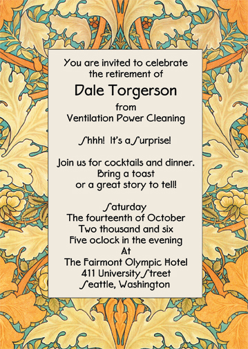 Retirement Party Invitation