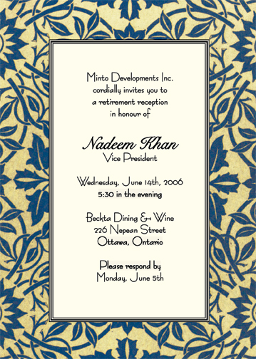 Retirement Party Invitation