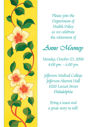 Sample Retirement Invitation