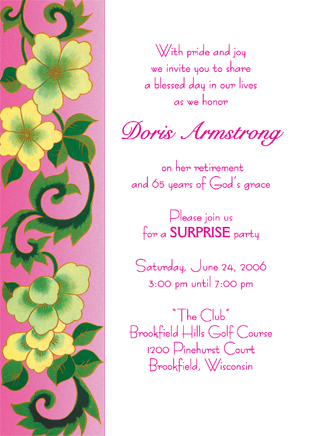 Programs Designhouse on Retirement Party Invitation Flat Card Style Rpi 03