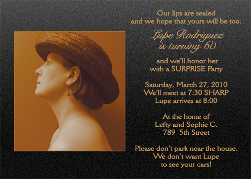 Suprise Party Invitation