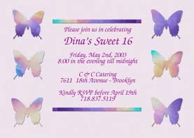 Sweet Fifteen Invitation