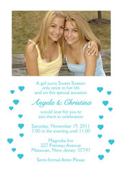Sweet 16 Invites, Sweet Sixteen Party Invitations